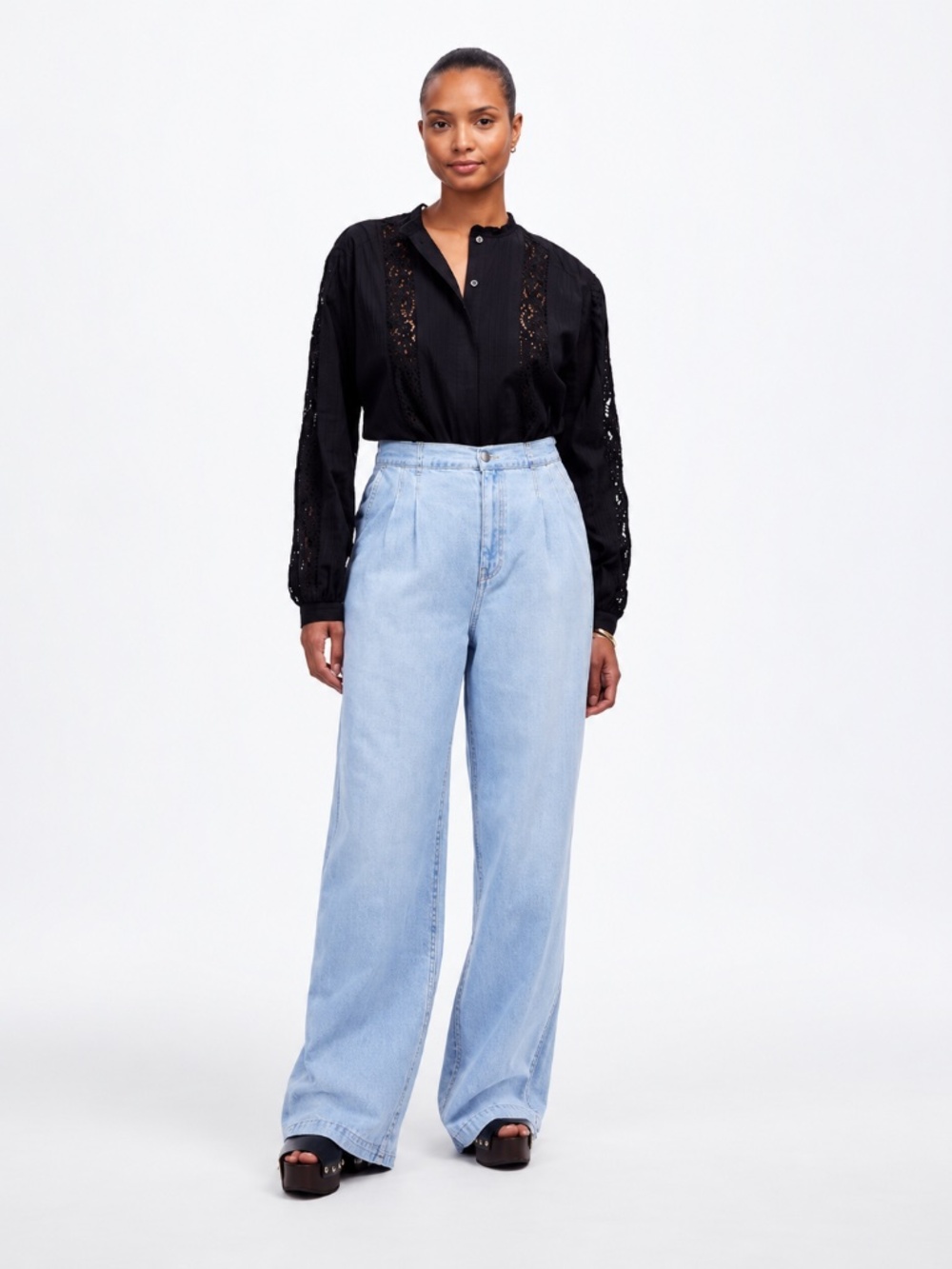 NWT The Curvey Harlow Wide Leg Jean